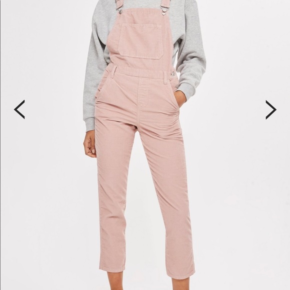 pink cord jumpsuit